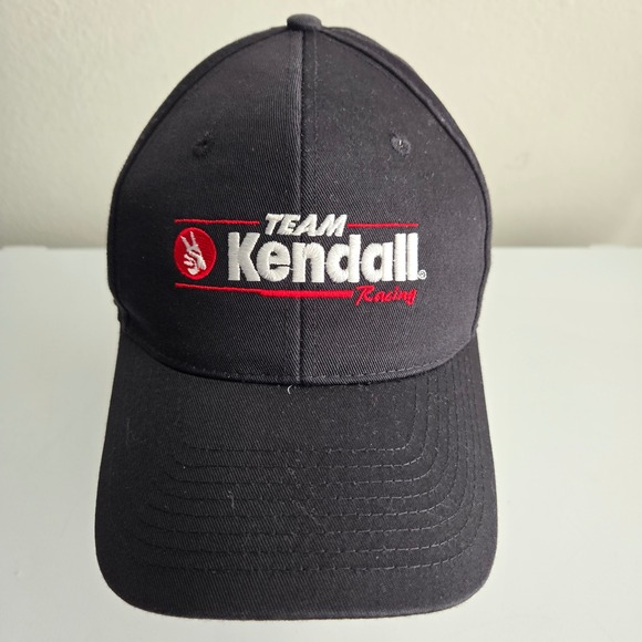 Team Kendall Racing Hat Black Motorsport Cap Adult Baseball Style Strapback - Picture 1 of 7
